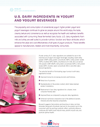 Yogurt Application Monograph: | ThinkUSAdairy by the U.S. Dairy Export ...